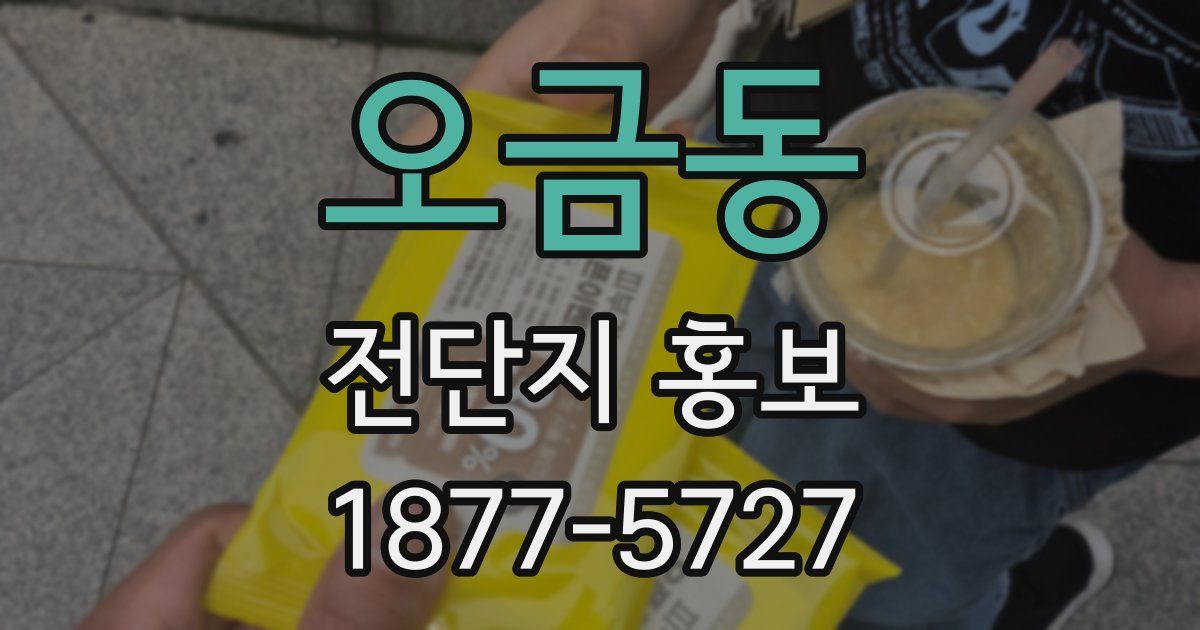 오금동 전단지 홍보
