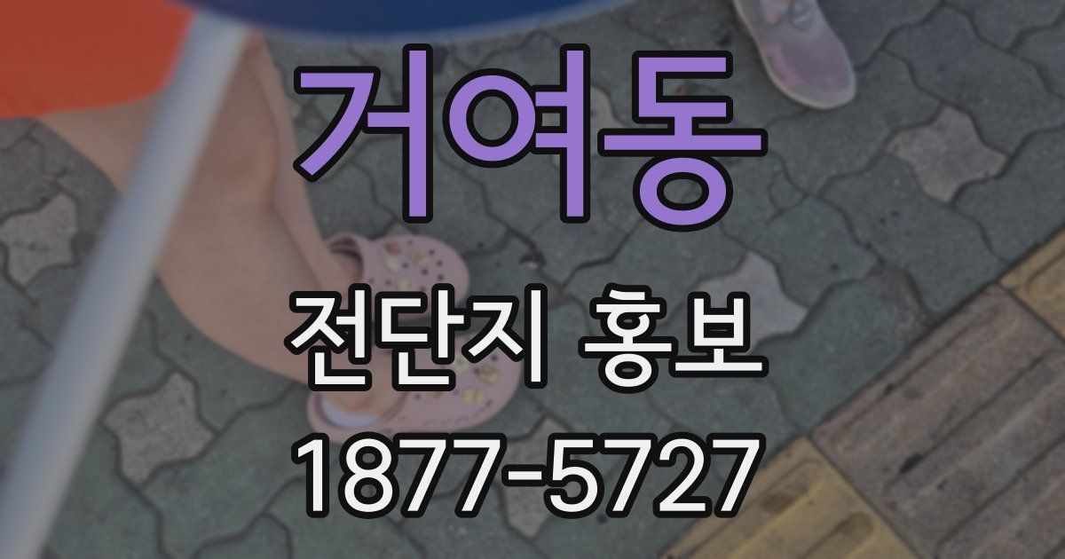 거여동 전단지 홍보