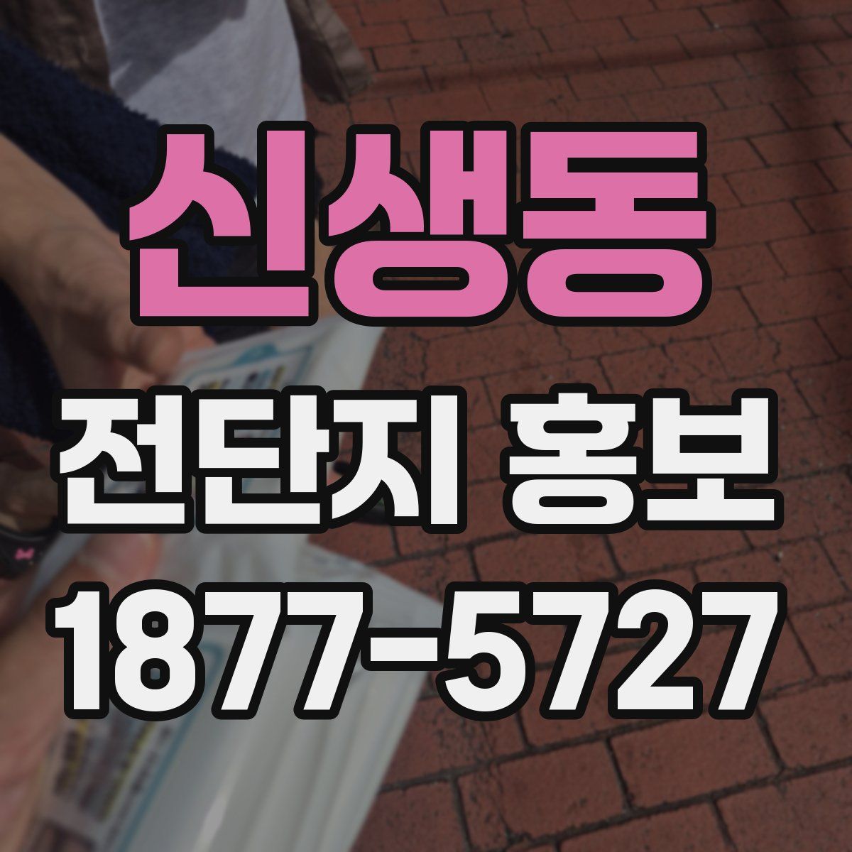 신생동 전단지 홍보