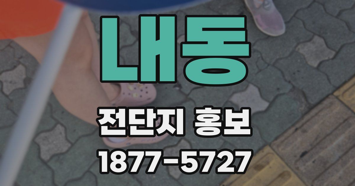 내동 전단지 홍보