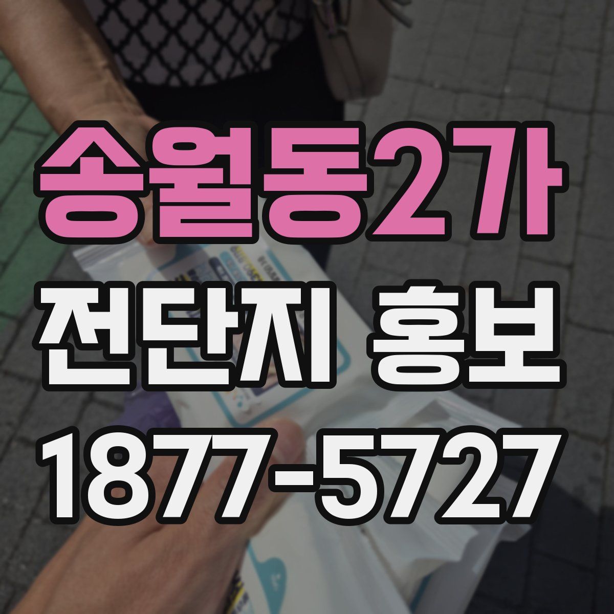 송월동2가 전단지 홍보