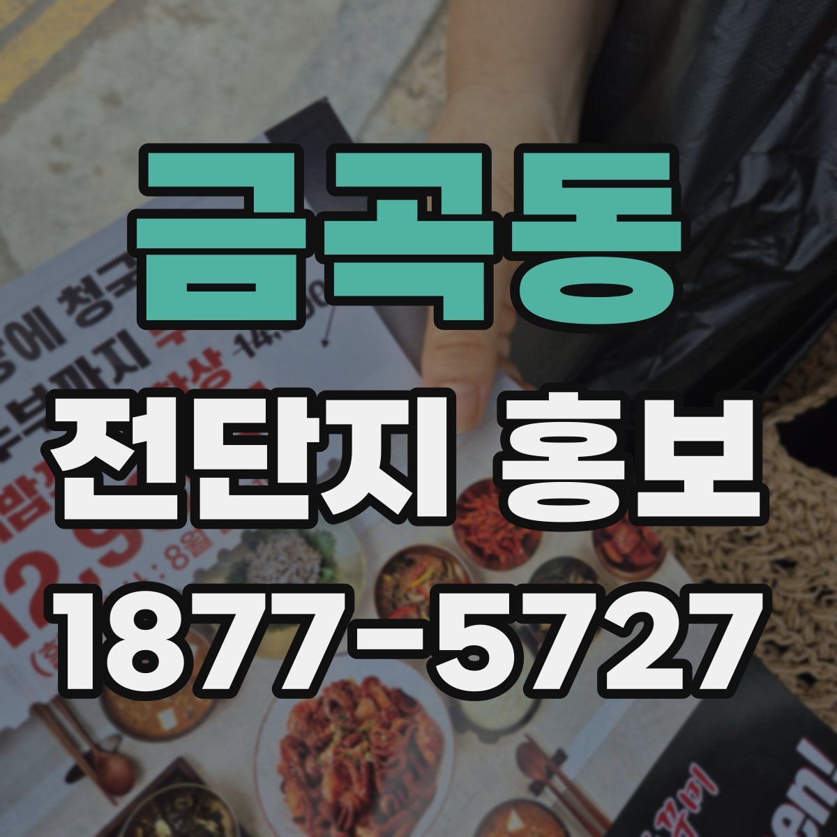 금곡동 전단지 홍보