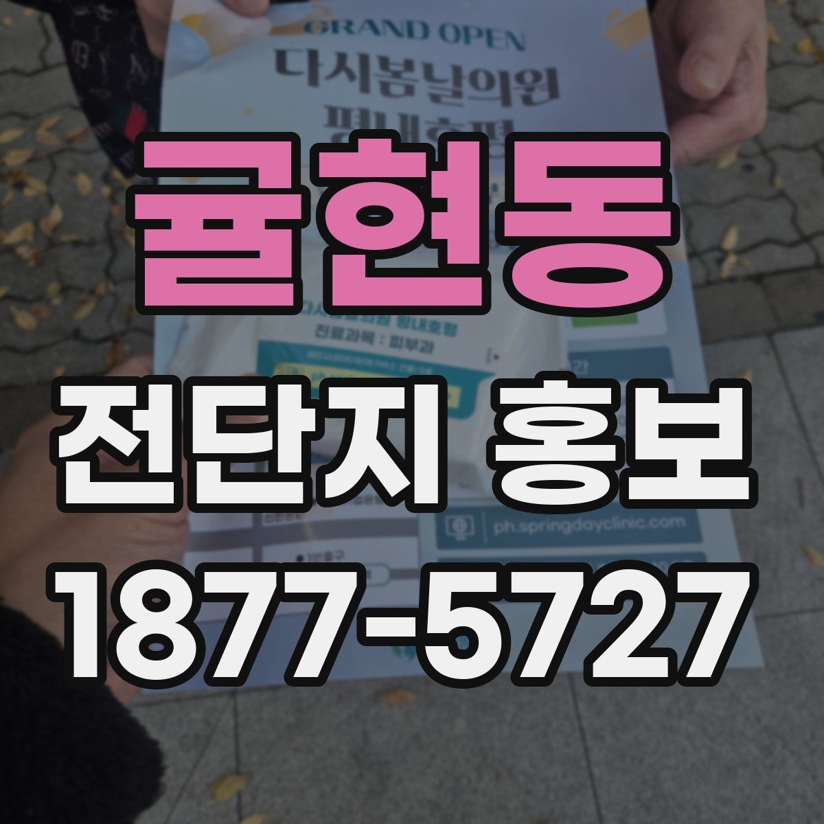 귤현동 전단지 홍보