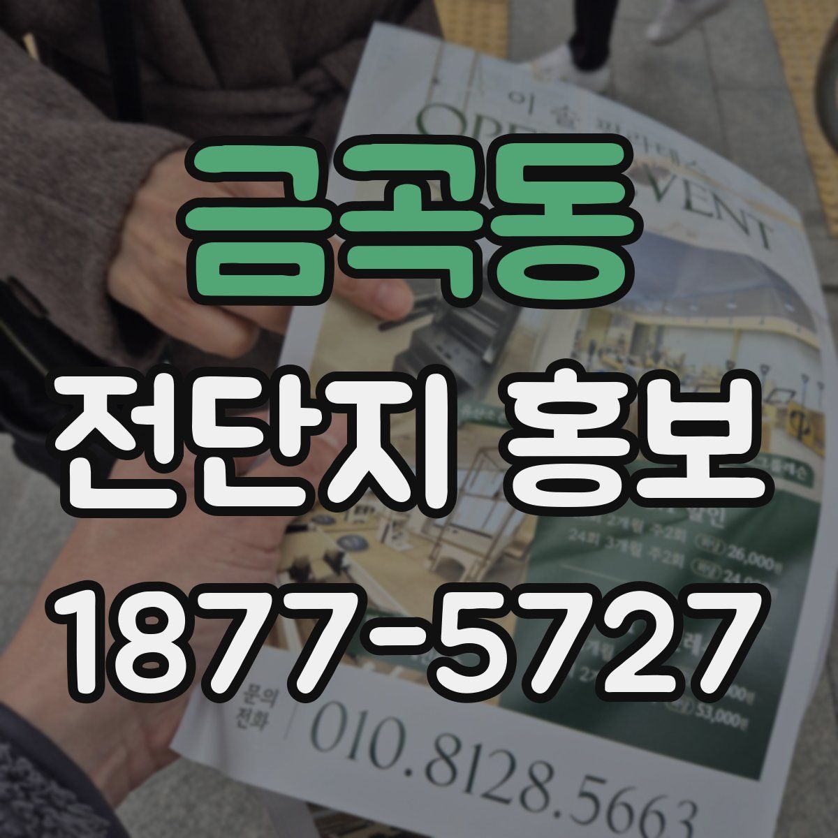 금곡동 전단지 홍보