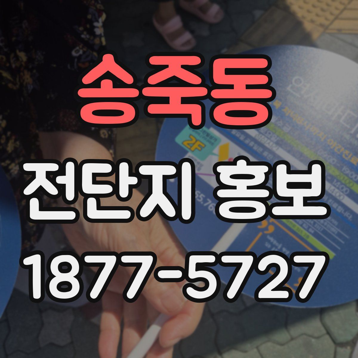 송죽동 전단지 홍보