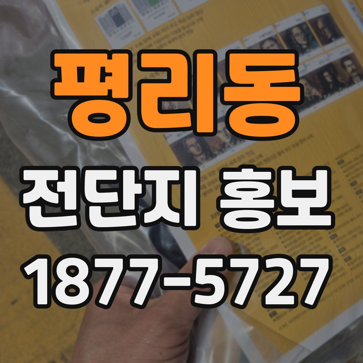 평리동 전단지 홍보