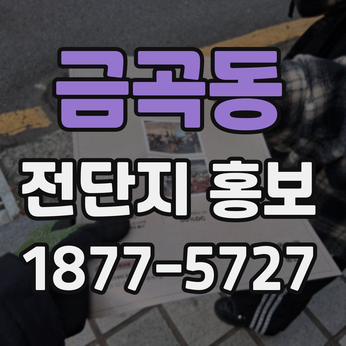 금곡동 전단지 홍보