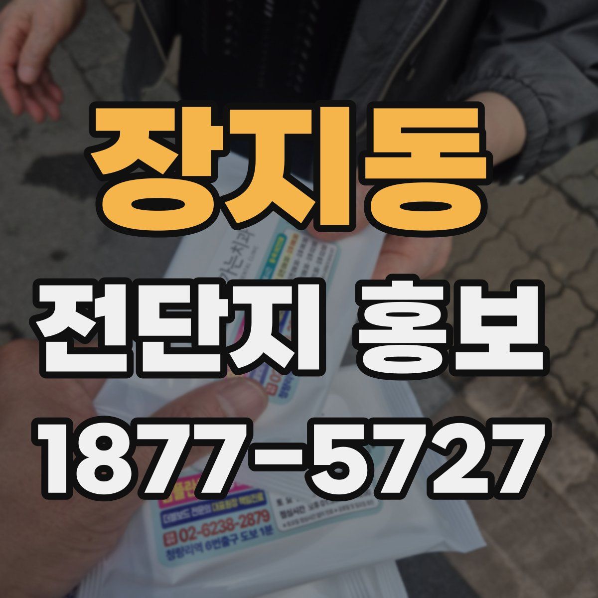 장지동 전단지 홍보
