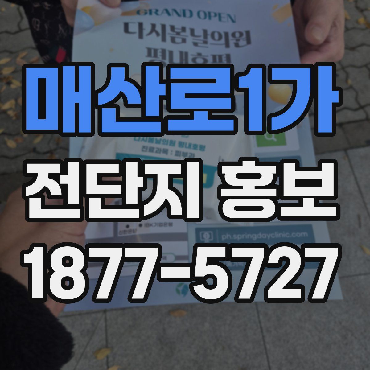 매산로1가 전단지 홍보