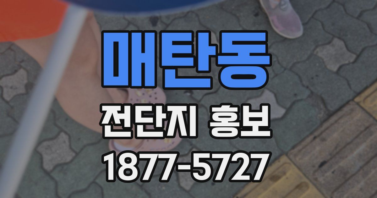매탄동 전단지 홍보