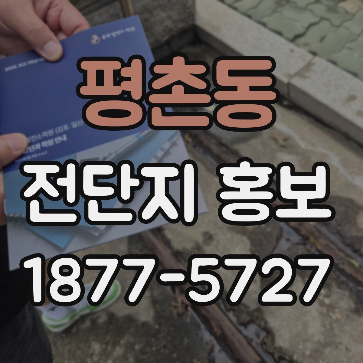 평촌동 전단지 홍보