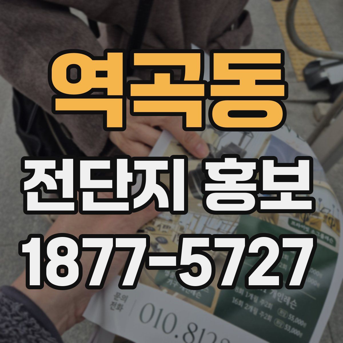 역곡동 전단지 홍보