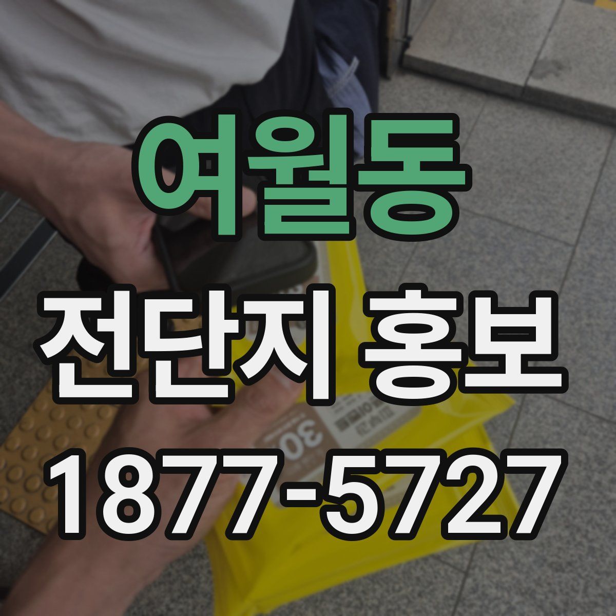 여월동 전단지 홍보