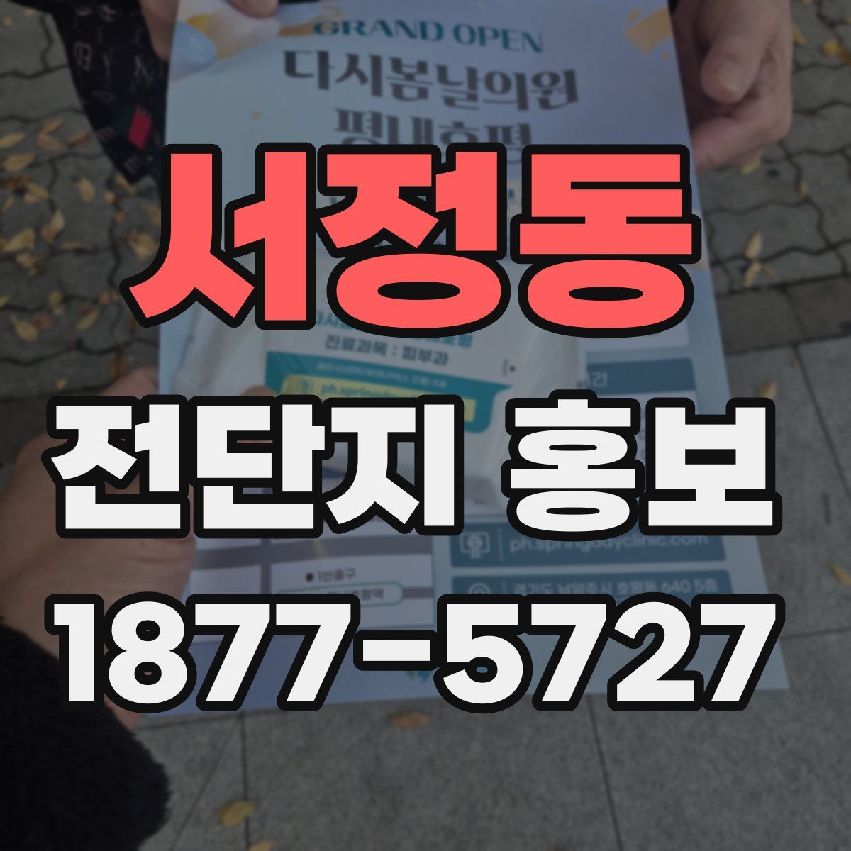서정동 전단지 홍보