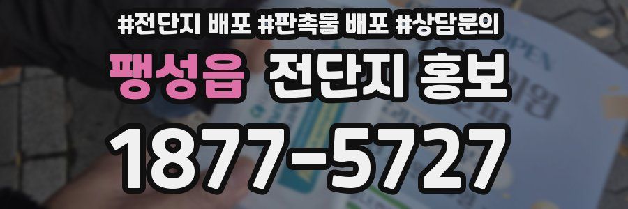 팽성읍 전단지 홍보