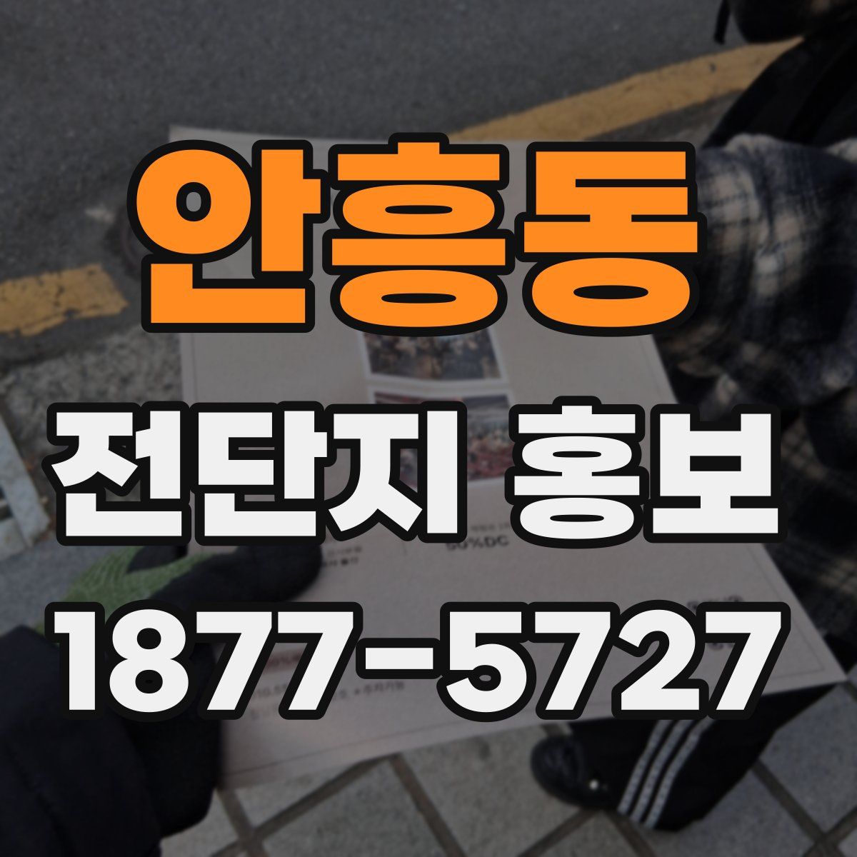 안흥동 전단지 홍보