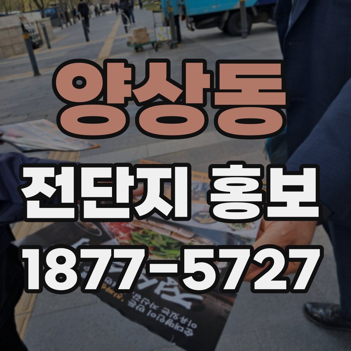 양상동 전단지 홍보