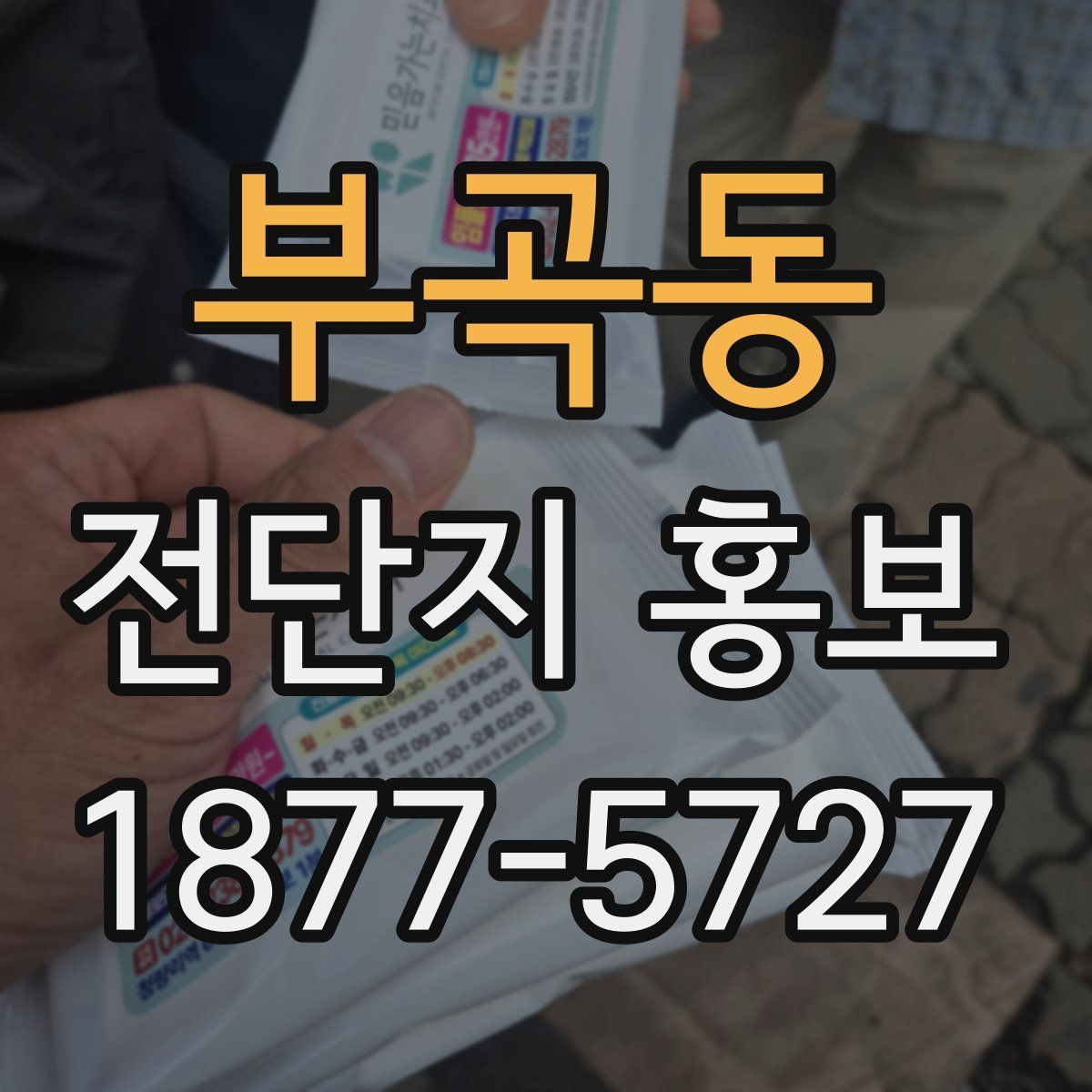 부곡동 전단지 홍보