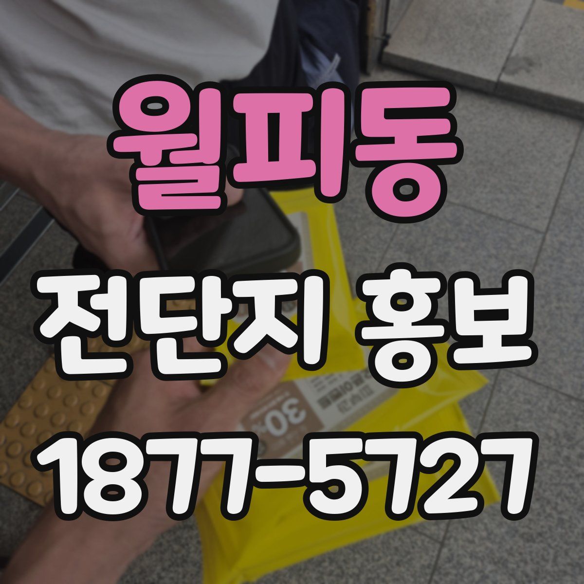 월피동 전단지 홍보
