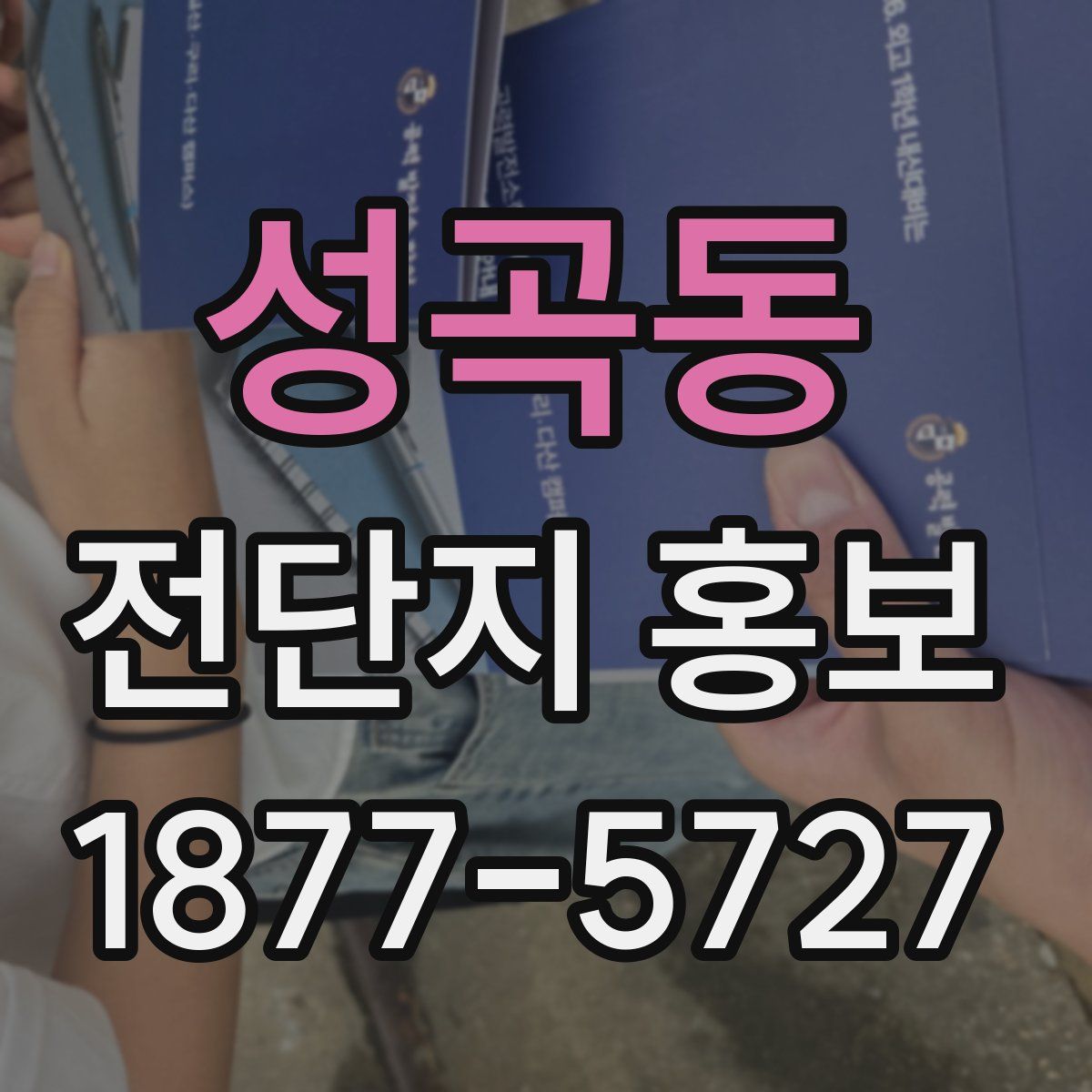 성곡동 전단지 홍보