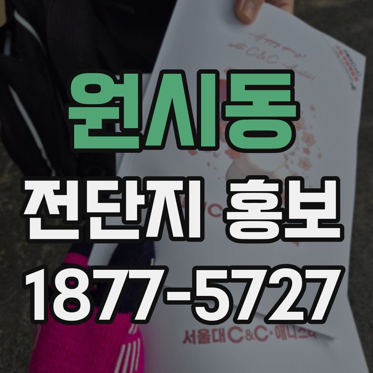 원시동 전단지 홍보