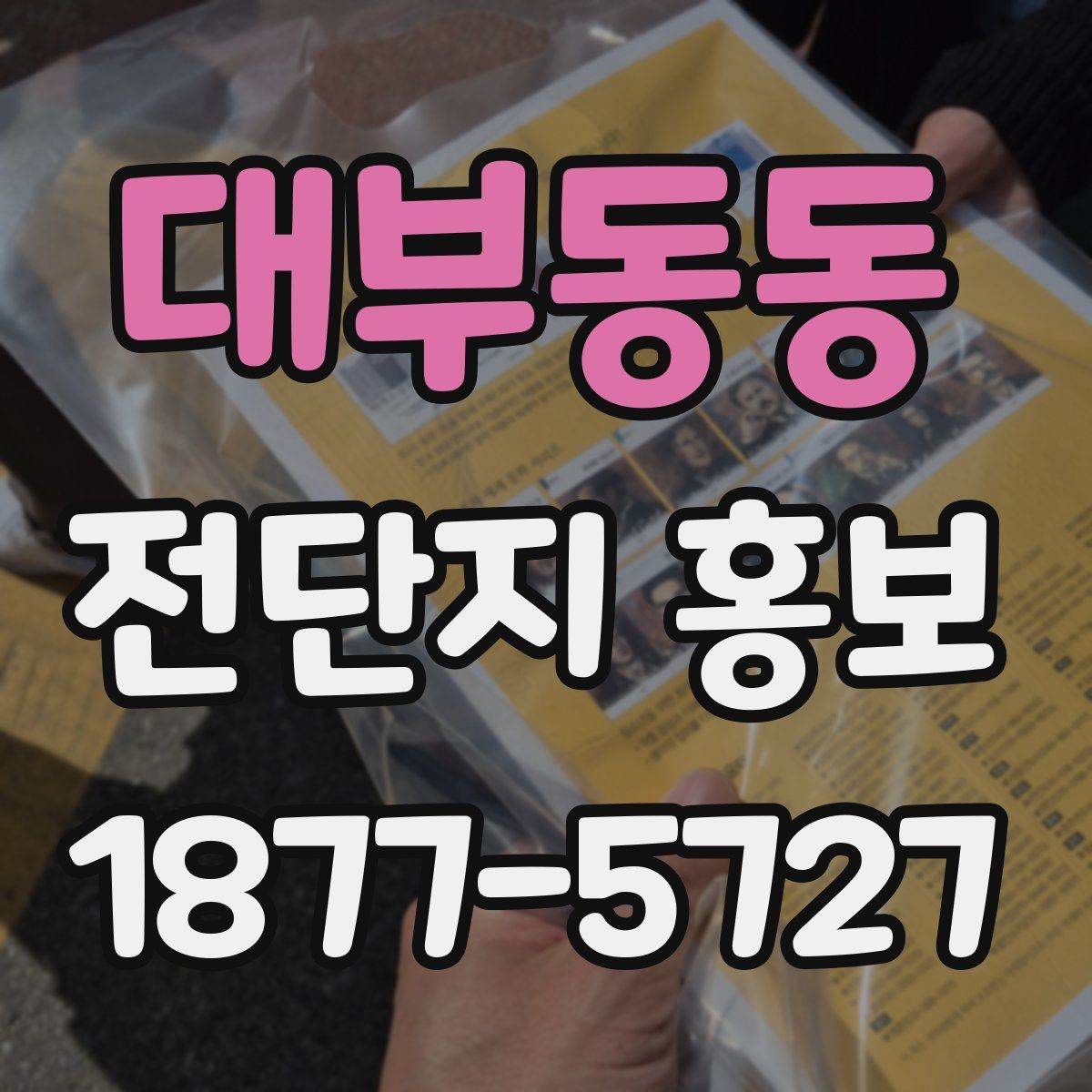 대부동동 전단지 홍보