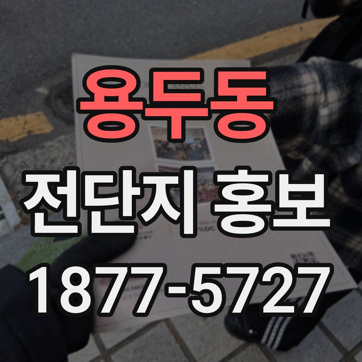 용두동 전단지 홍보