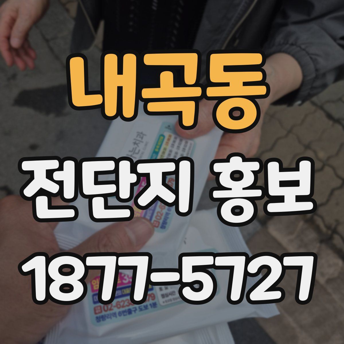 내곡동 전단지 홍보