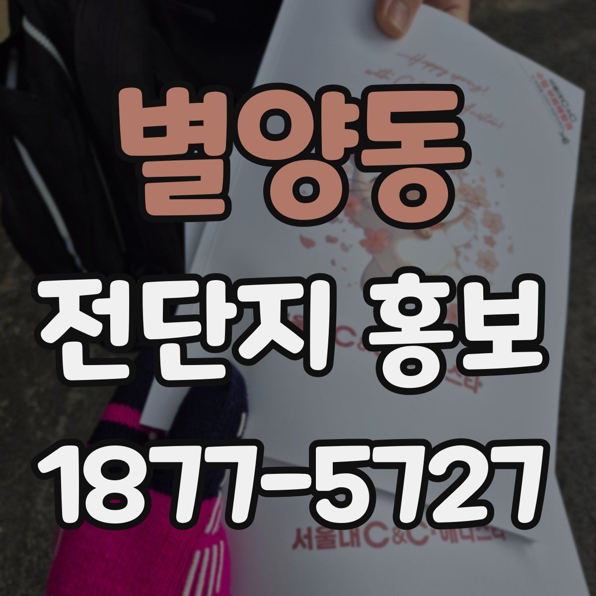 별양동 전단지 홍보