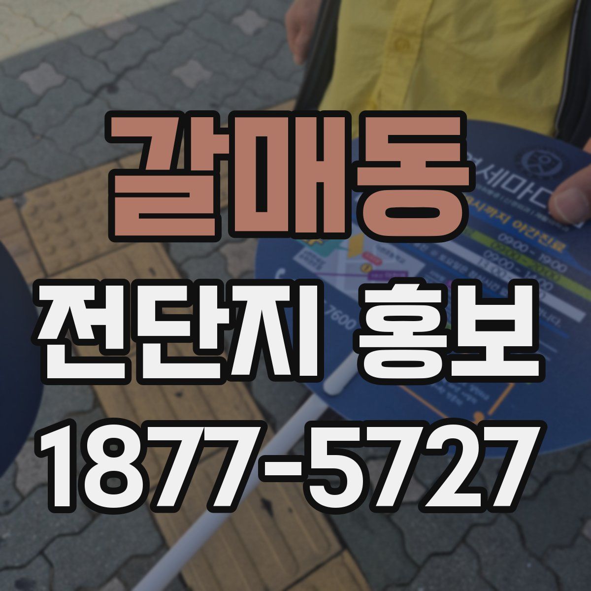 갈매동 전단지 홍보
