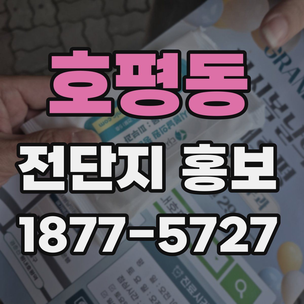 호평동 전단지 홍보