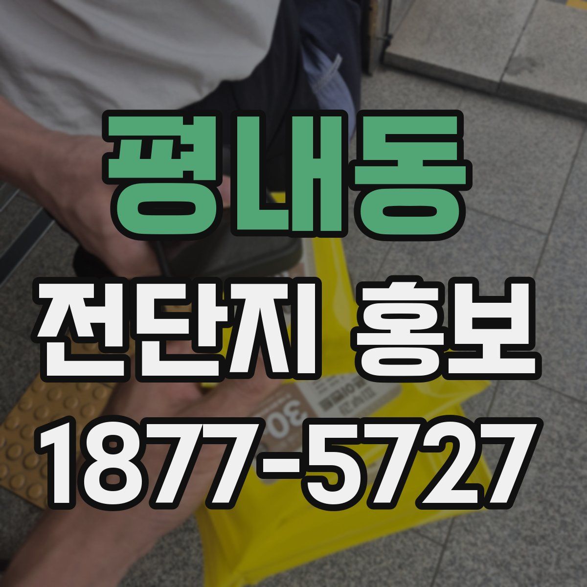 평내동 전단지 홍보