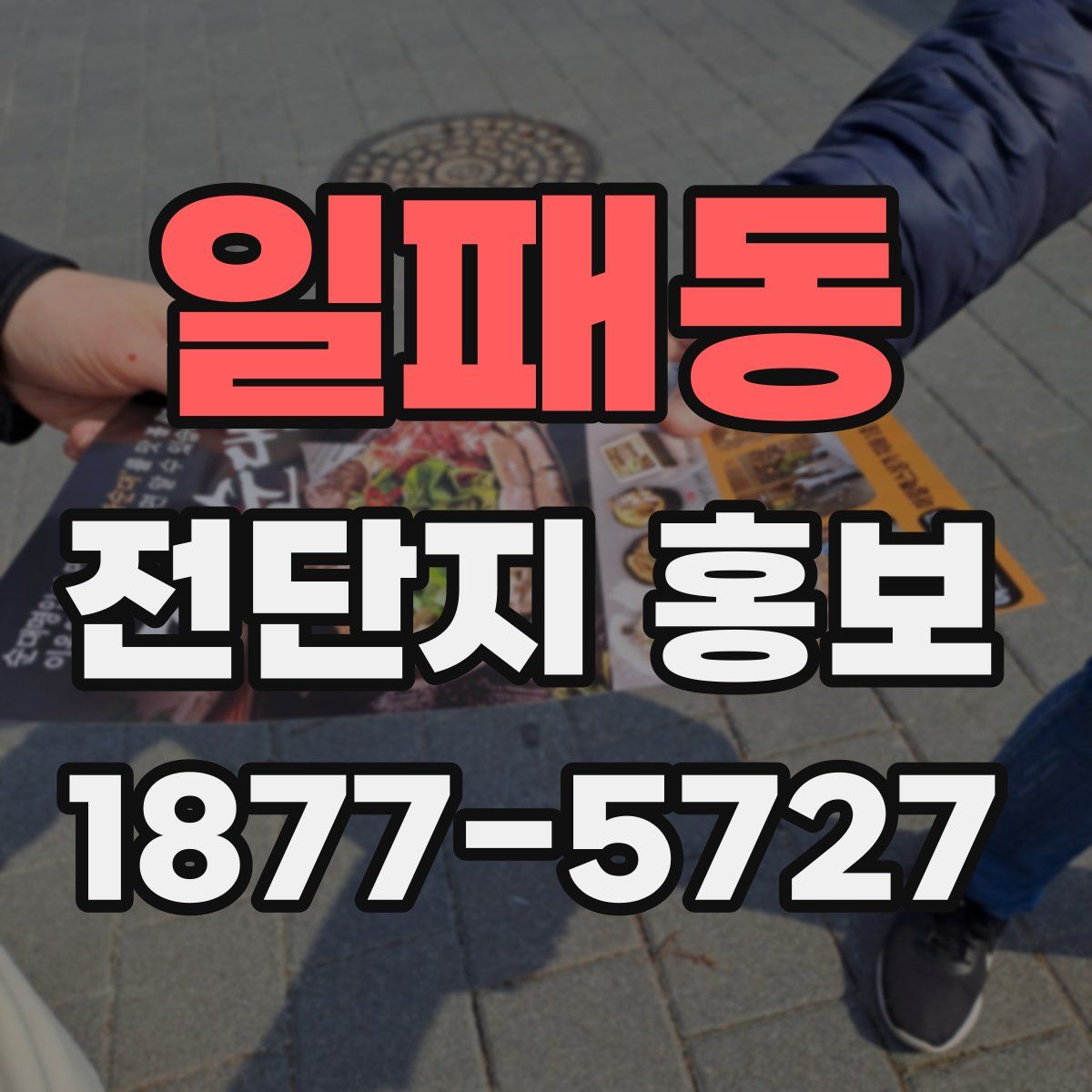 일패동 전단지 홍보