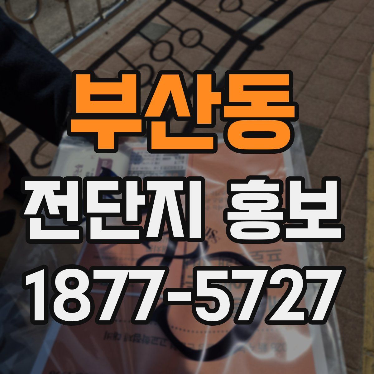 부산동 전단지 홍보