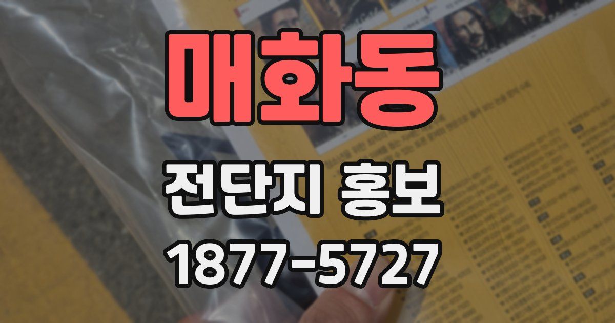 매화동 전단지 홍보
