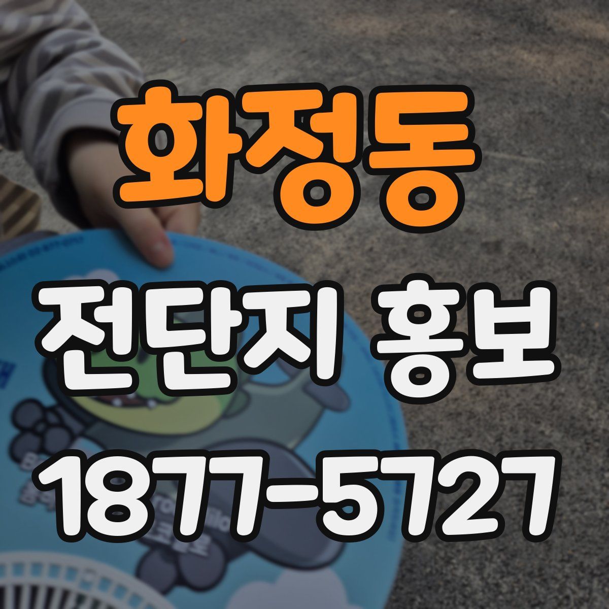 화정동 전단지 홍보