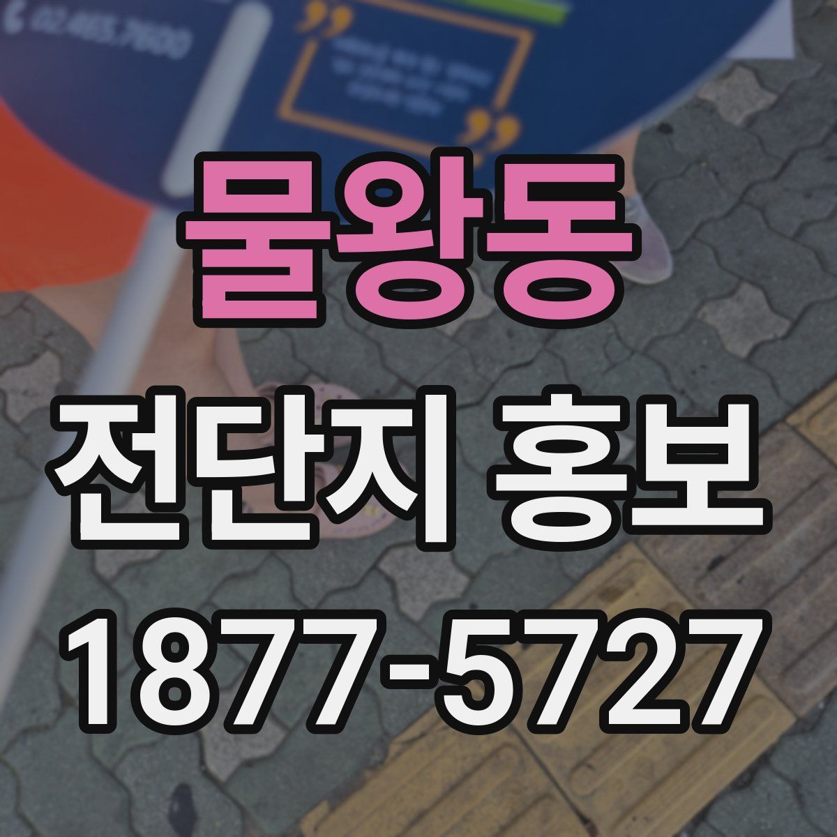 물왕동 전단지 홍보