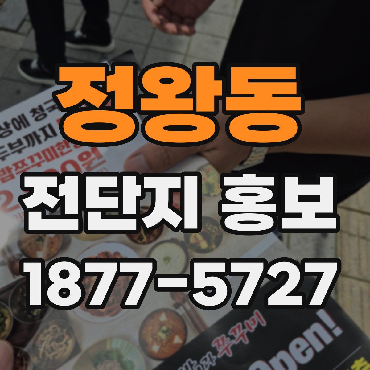 정왕동 전단지 홍보