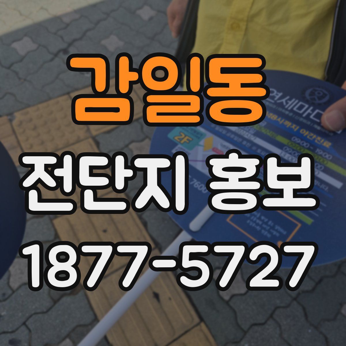감일동 전단지 홍보