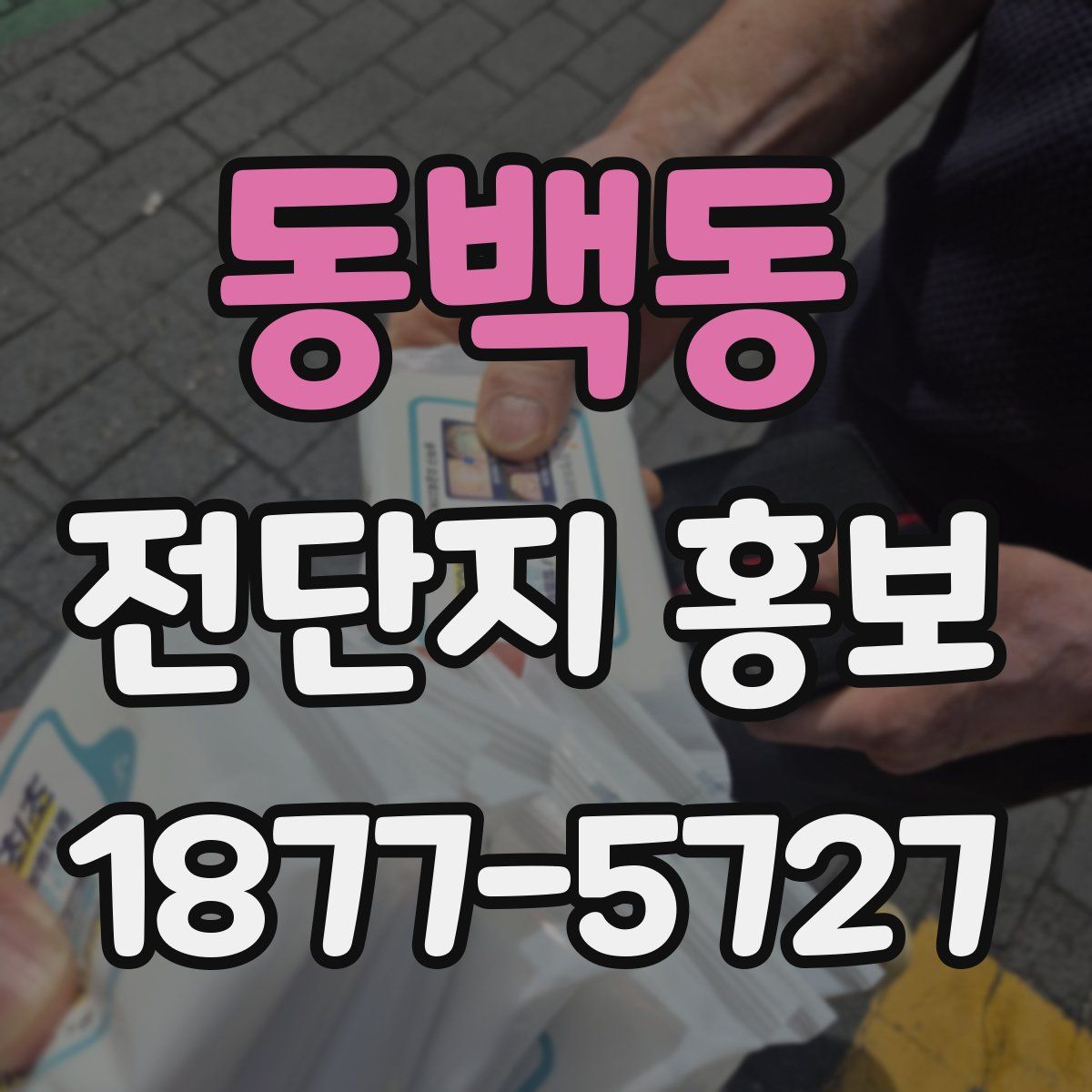 동백동 전단지 홍보