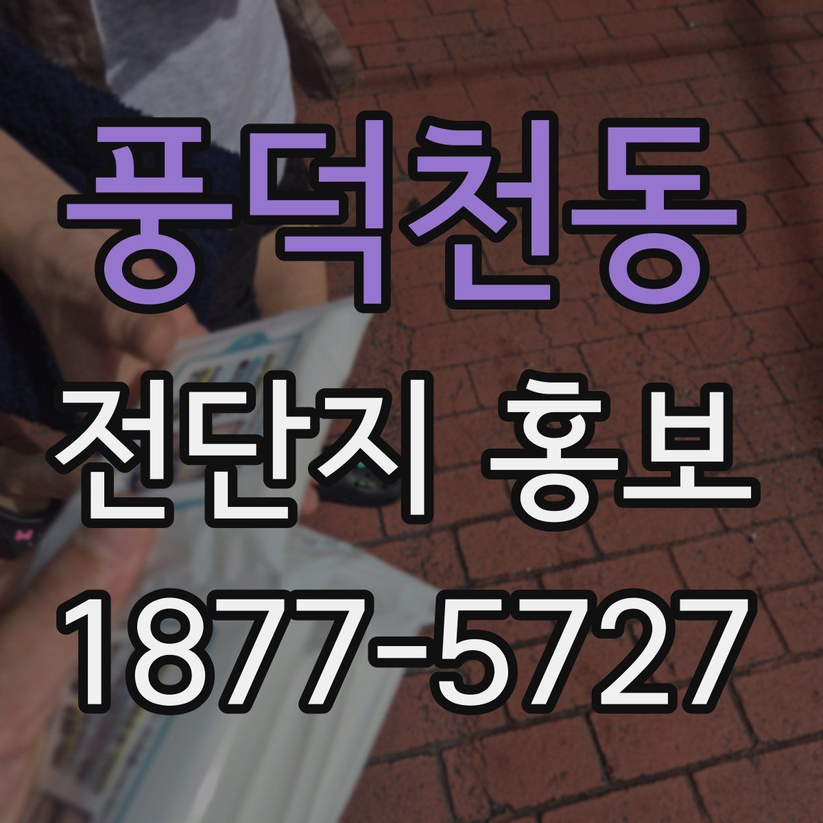 풍덕천동 전단지 홍보