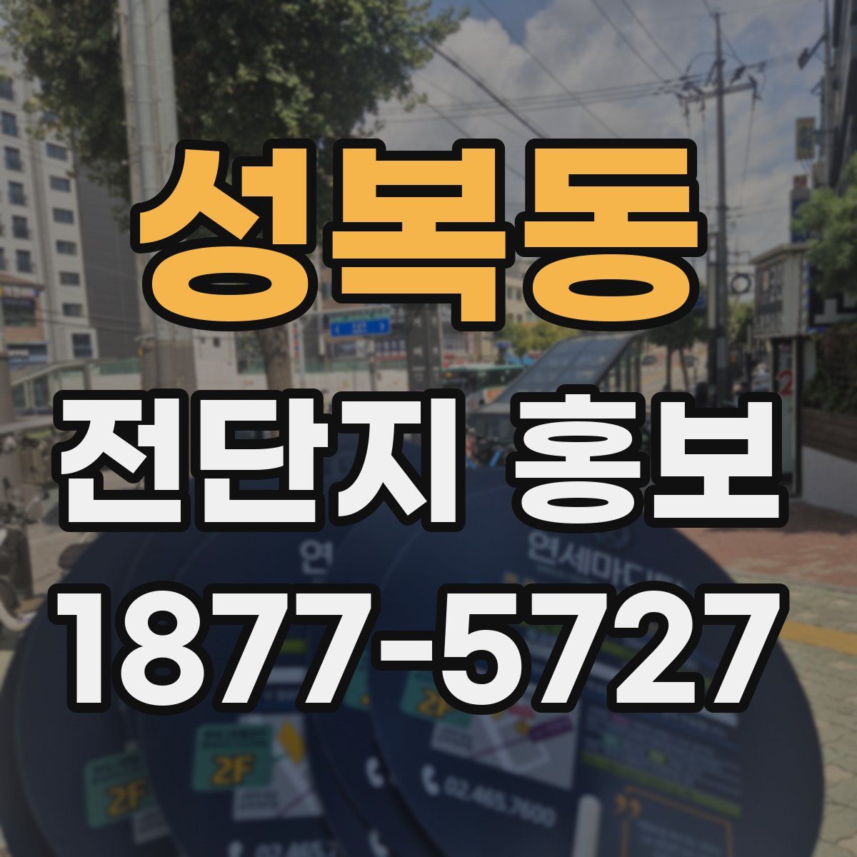 성복동 전단지 홍보