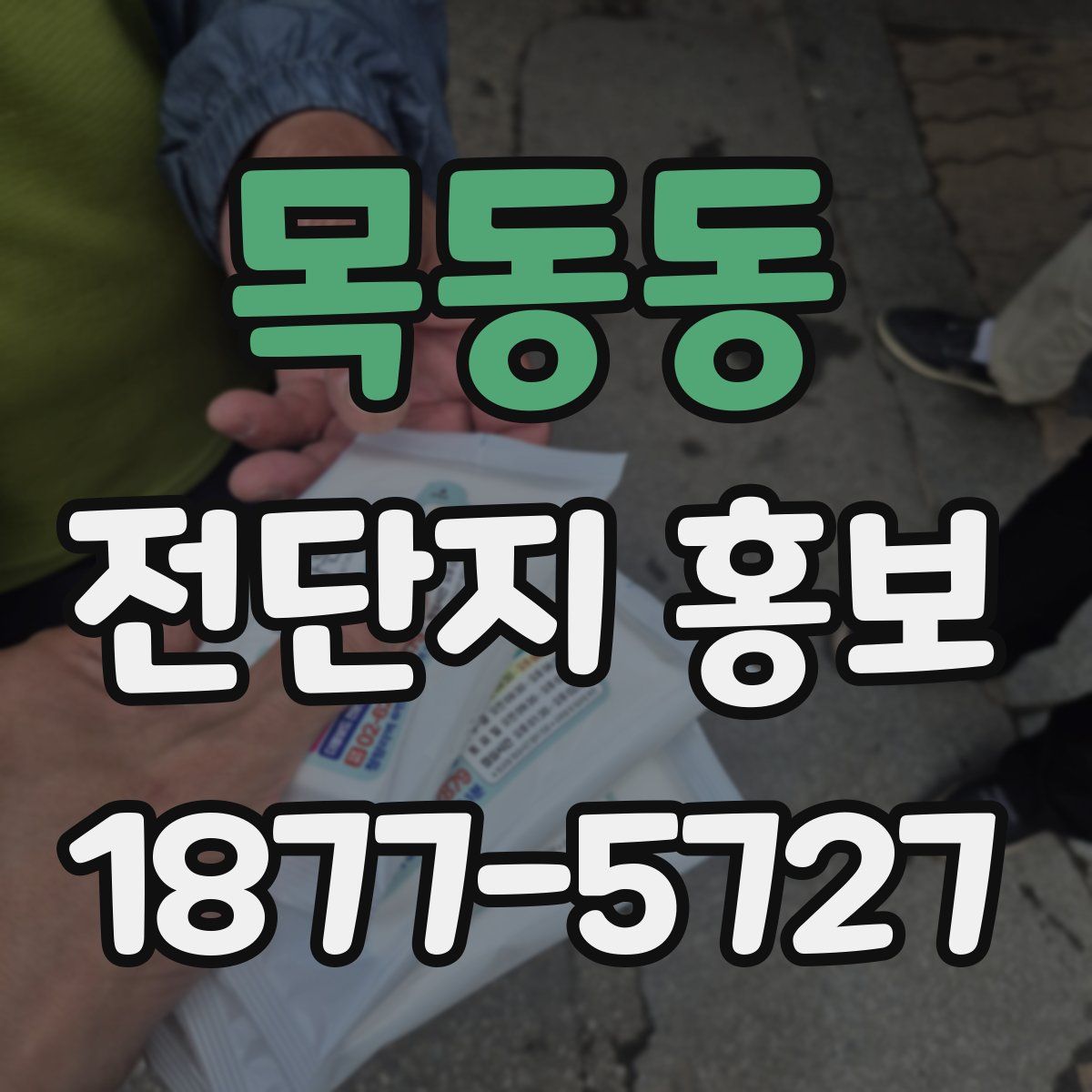 목동동 전단지 홍보