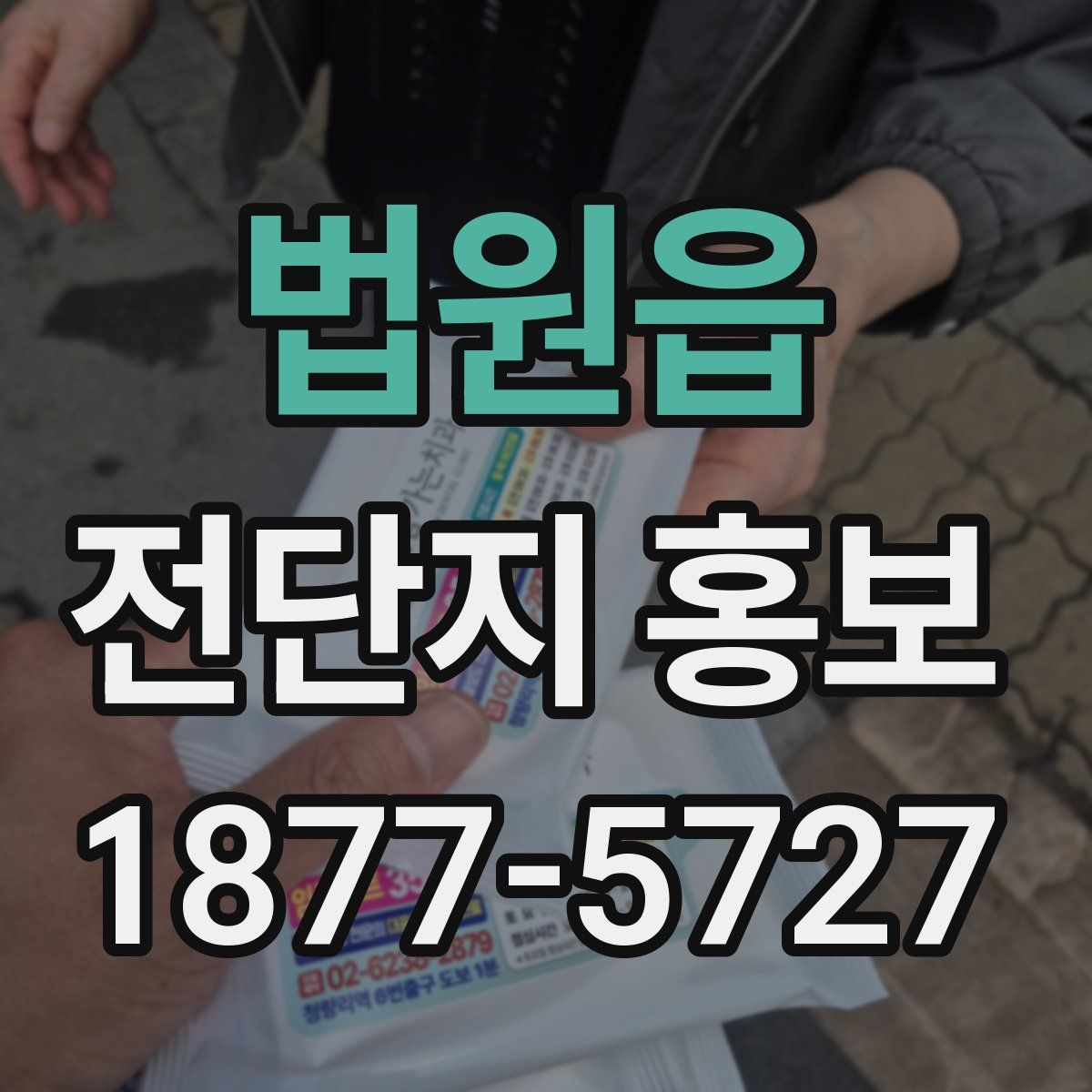 법원읍 전단지 홍보