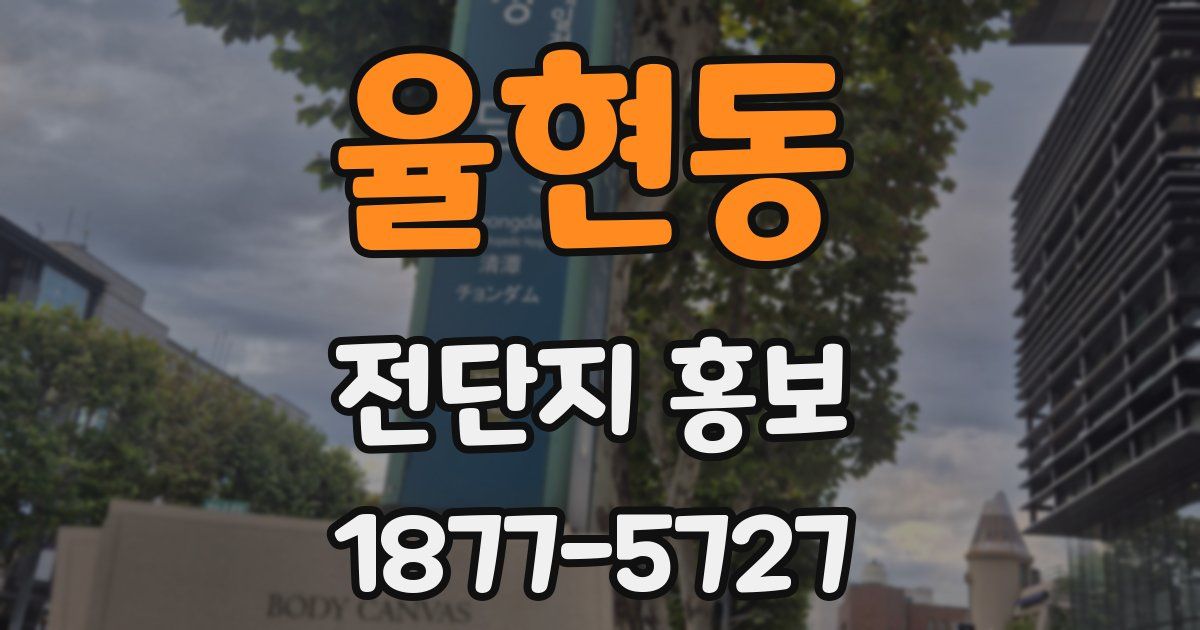 율현동 전단지 홍보