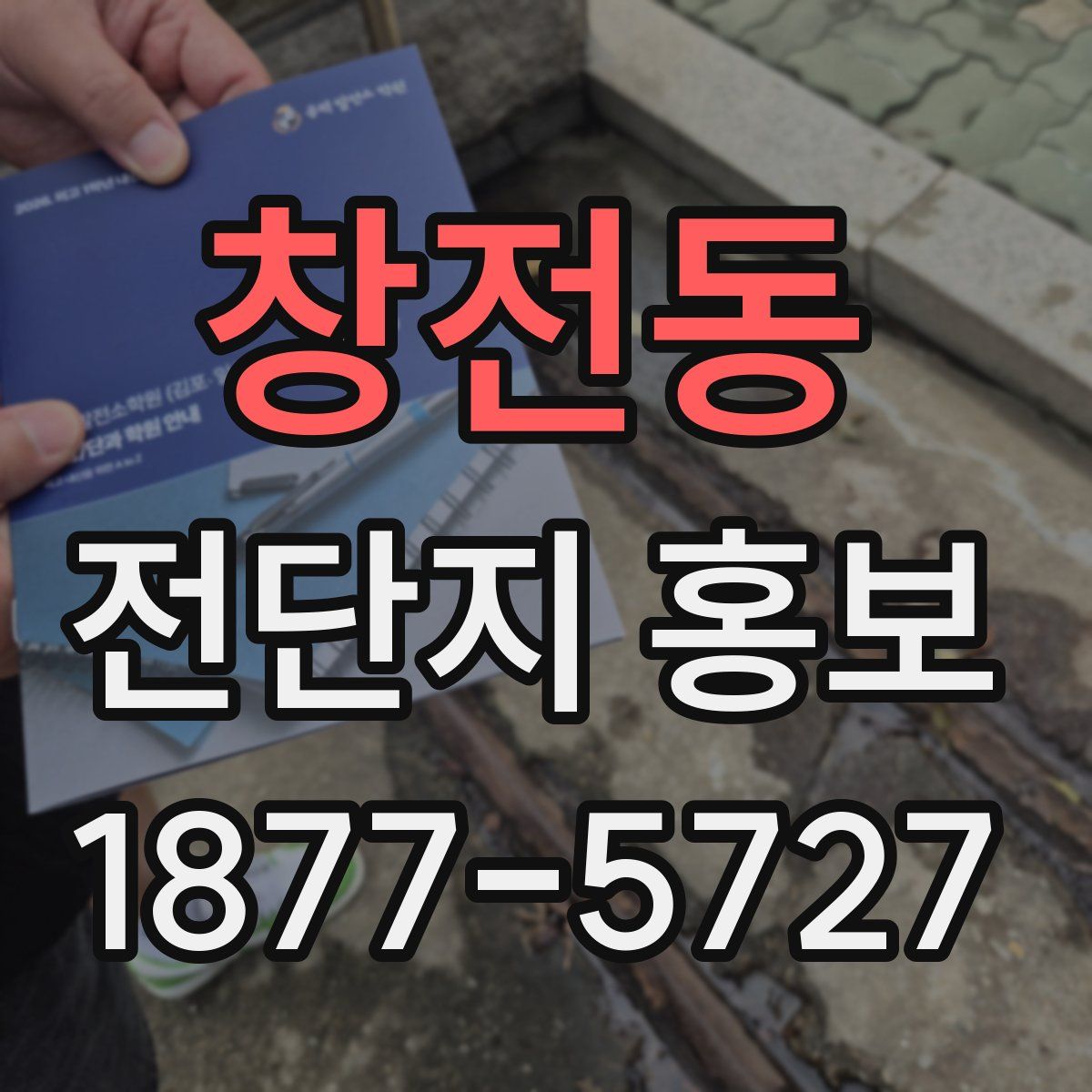 창전동 전단지 홍보