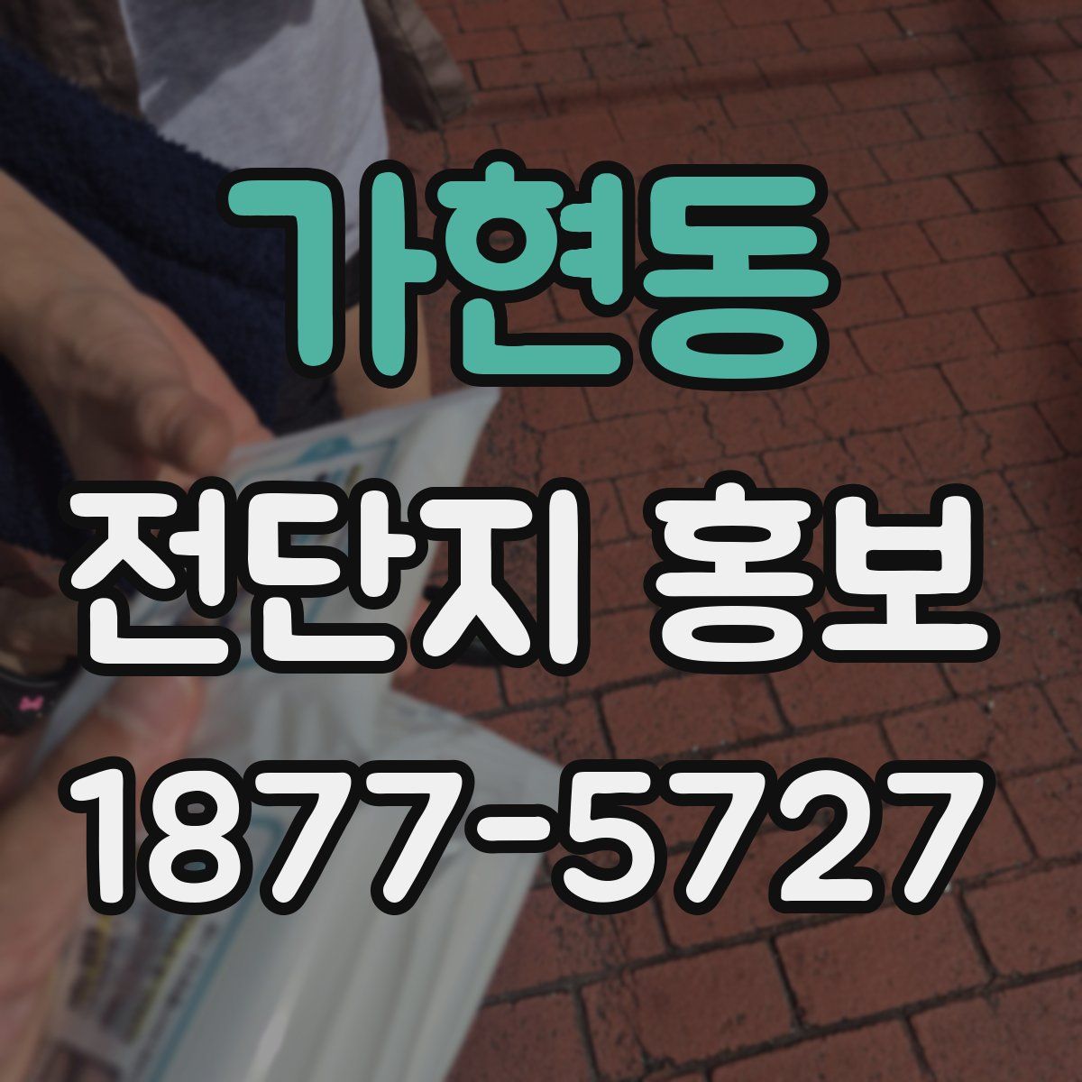 가현동 전단지 홍보