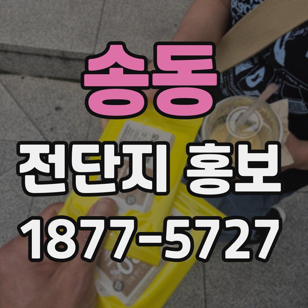 송동 전단지 홍보