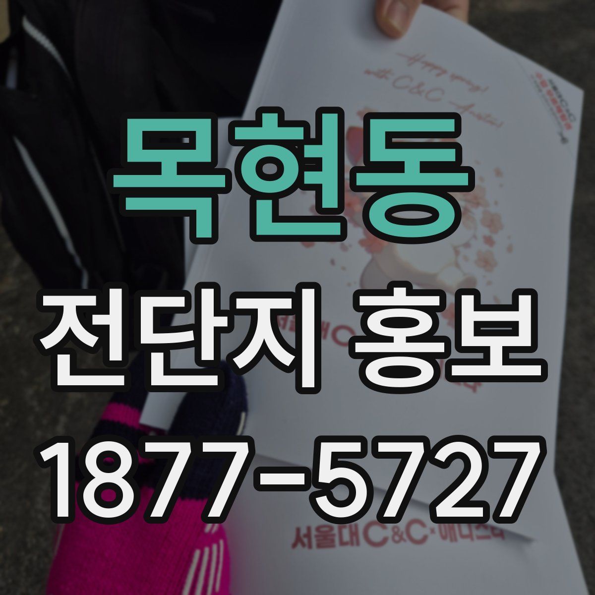 목현동 전단지 홍보