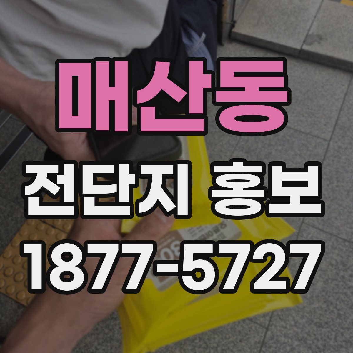 매산동 전단지 홍보